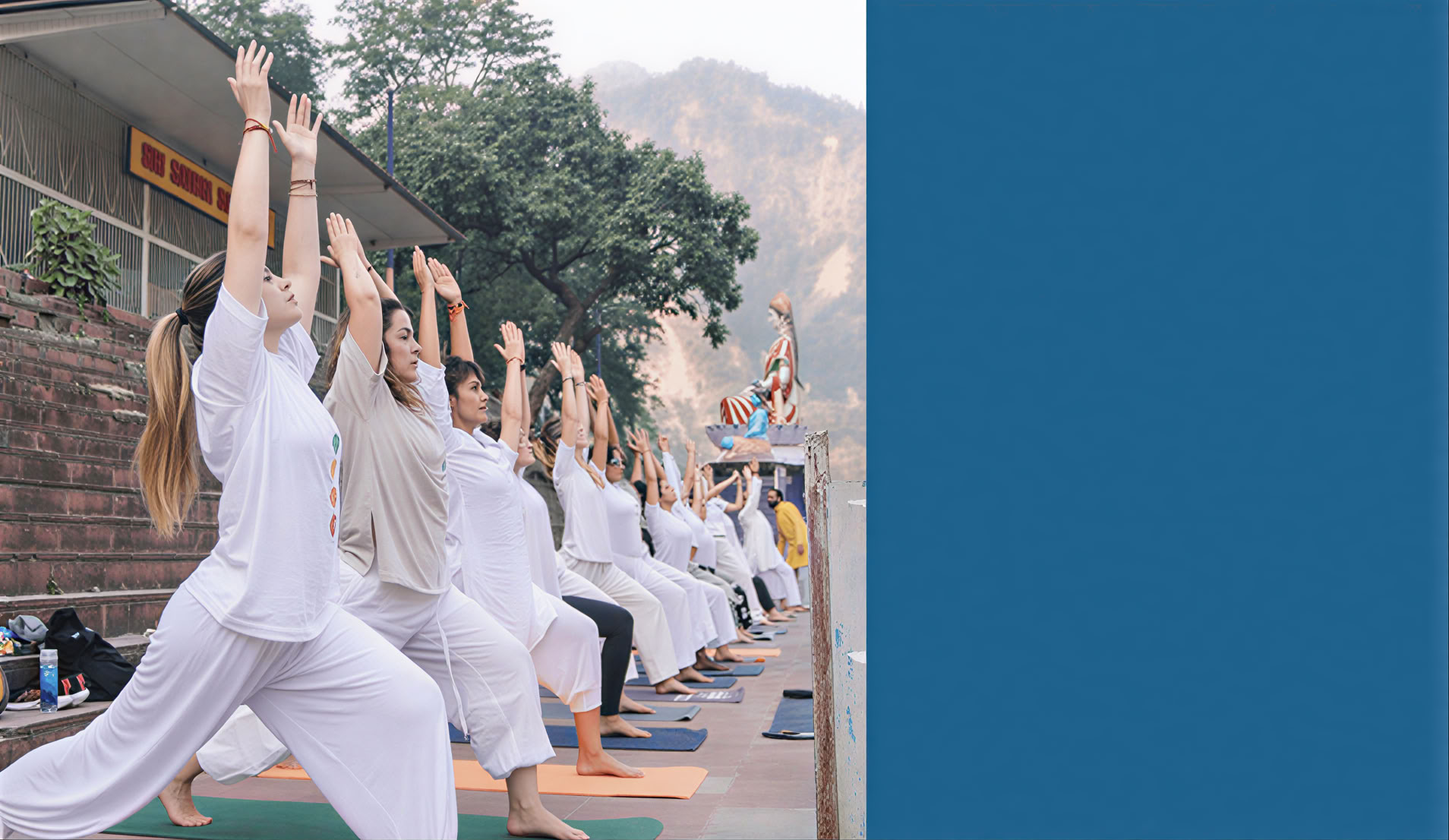 200 tunnin ayurveda-joogaopettajakoulutus Rishikeshissä, Intiassa