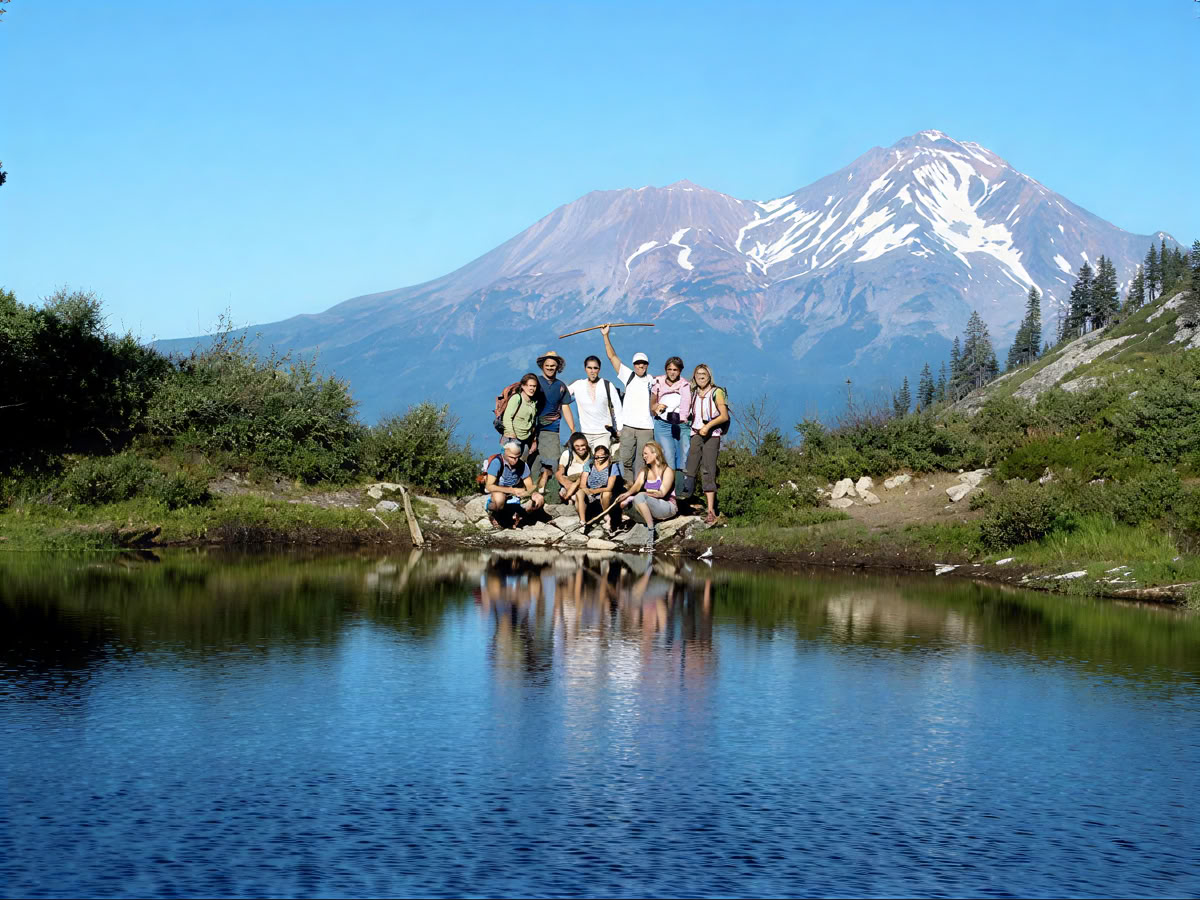 Ensiluokkaiset Mount Shasta -retriitit