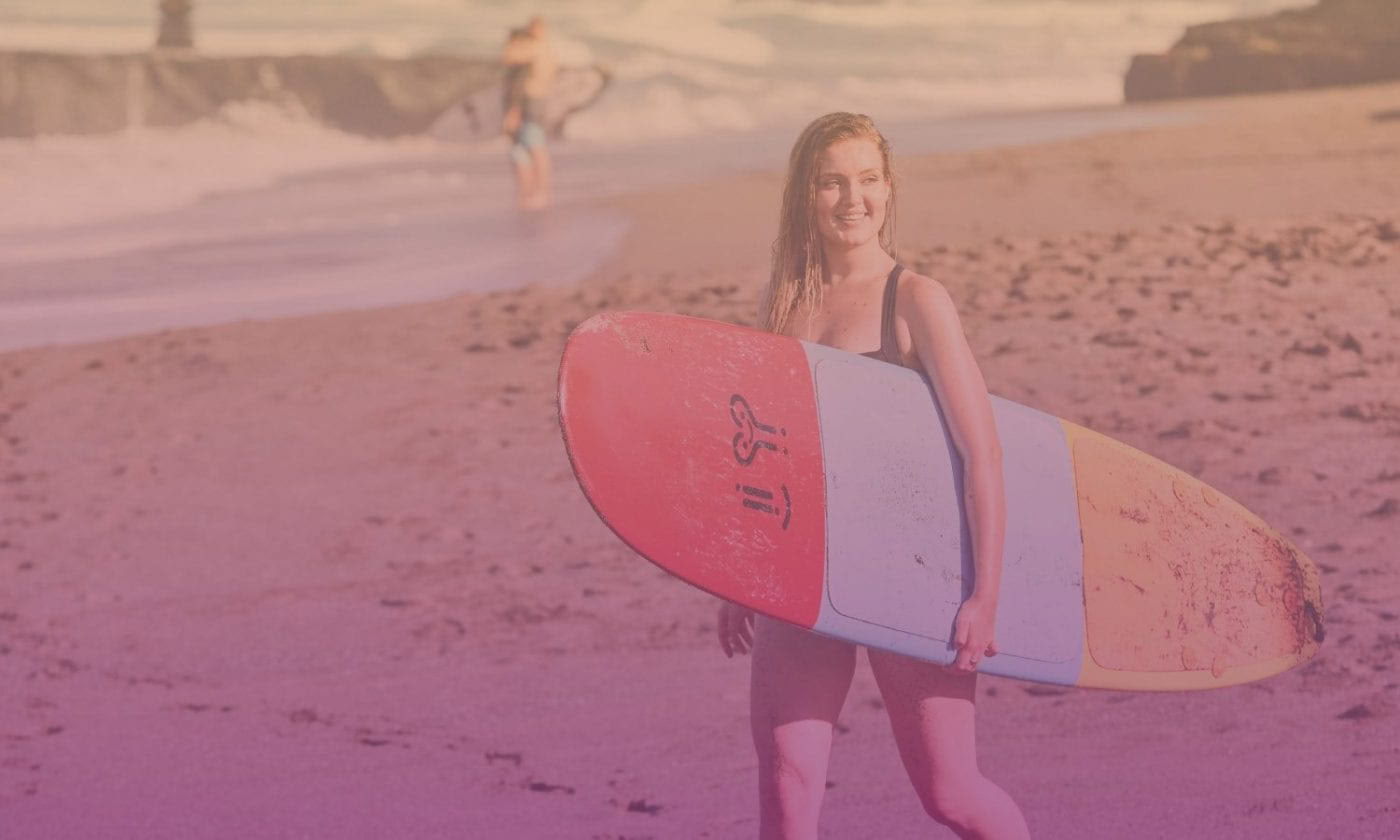 Naisten surffiretriitin paketti