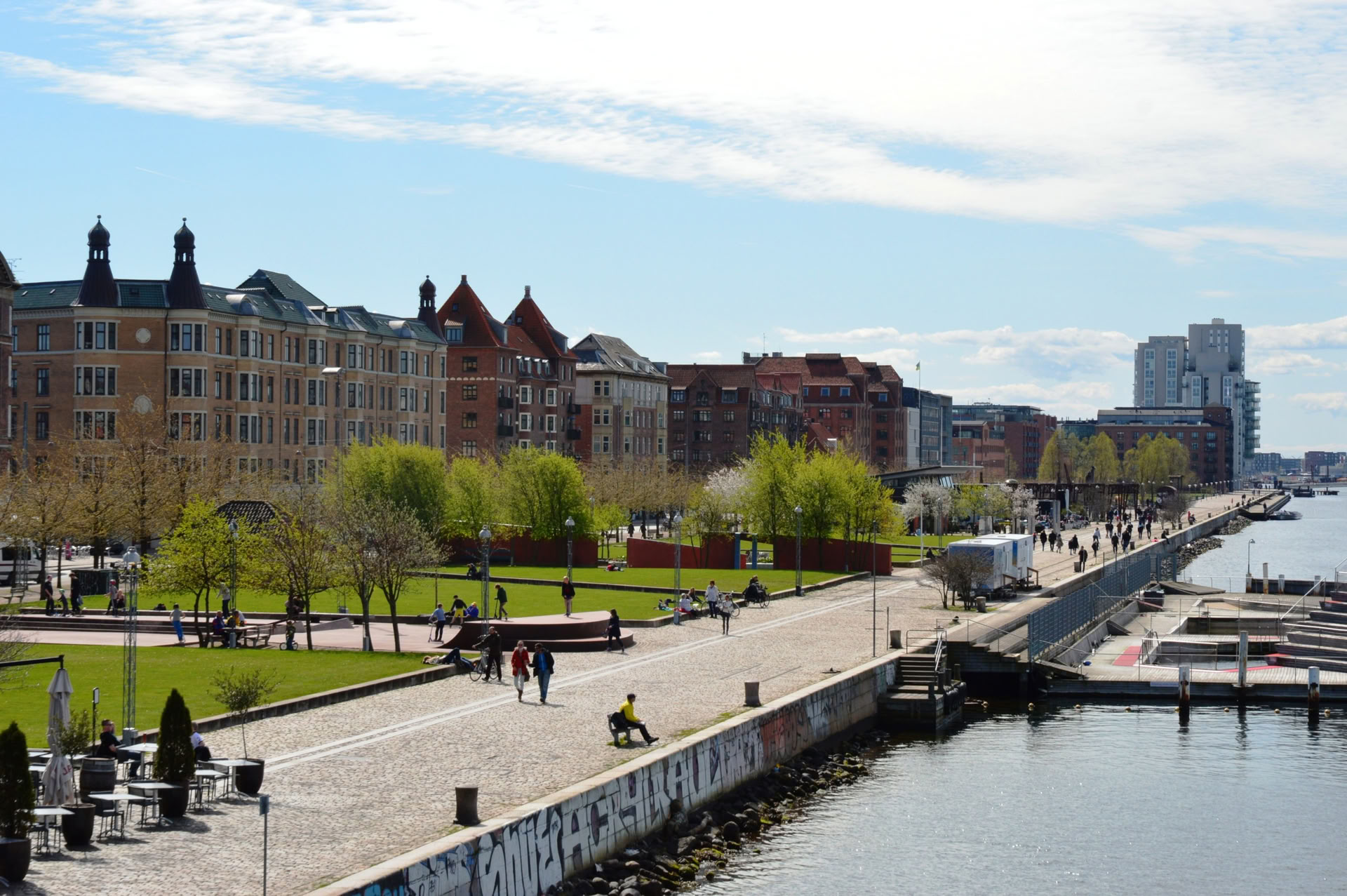 Jooga puistossa: Islands Brygge