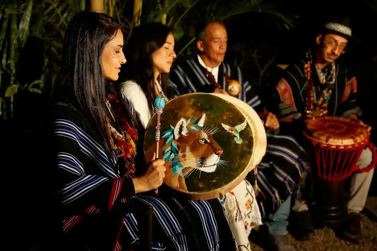 1 yön ayahuasca-retriitti Medellín
