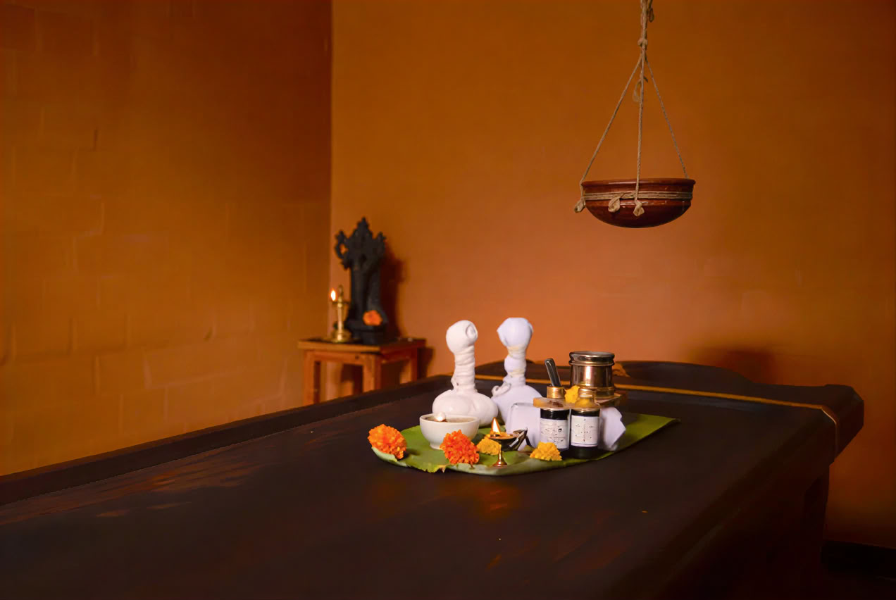 14 päivän Ayurveda- ja henkisen parantumisen retriitti Vaidyagramassa