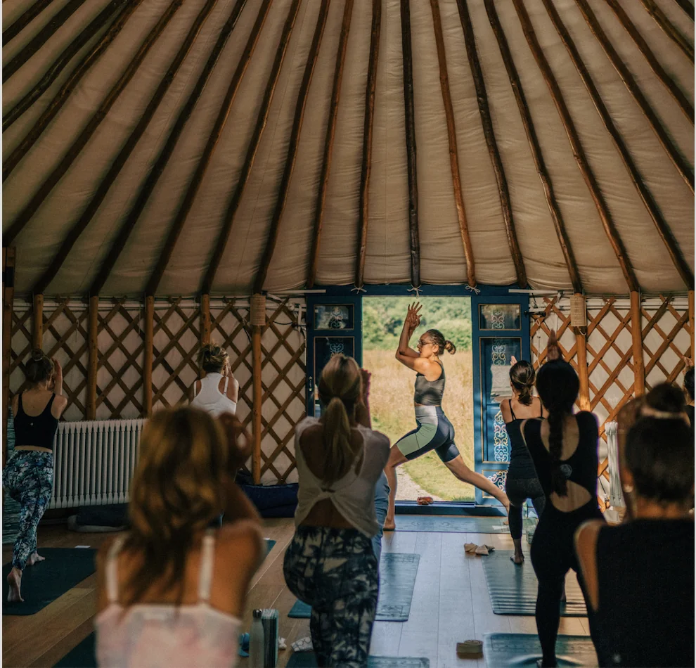 Iso-Britannia, Somerset – jooga-, pilates-, meditaatio- ja hengitysharjoitusretriitti