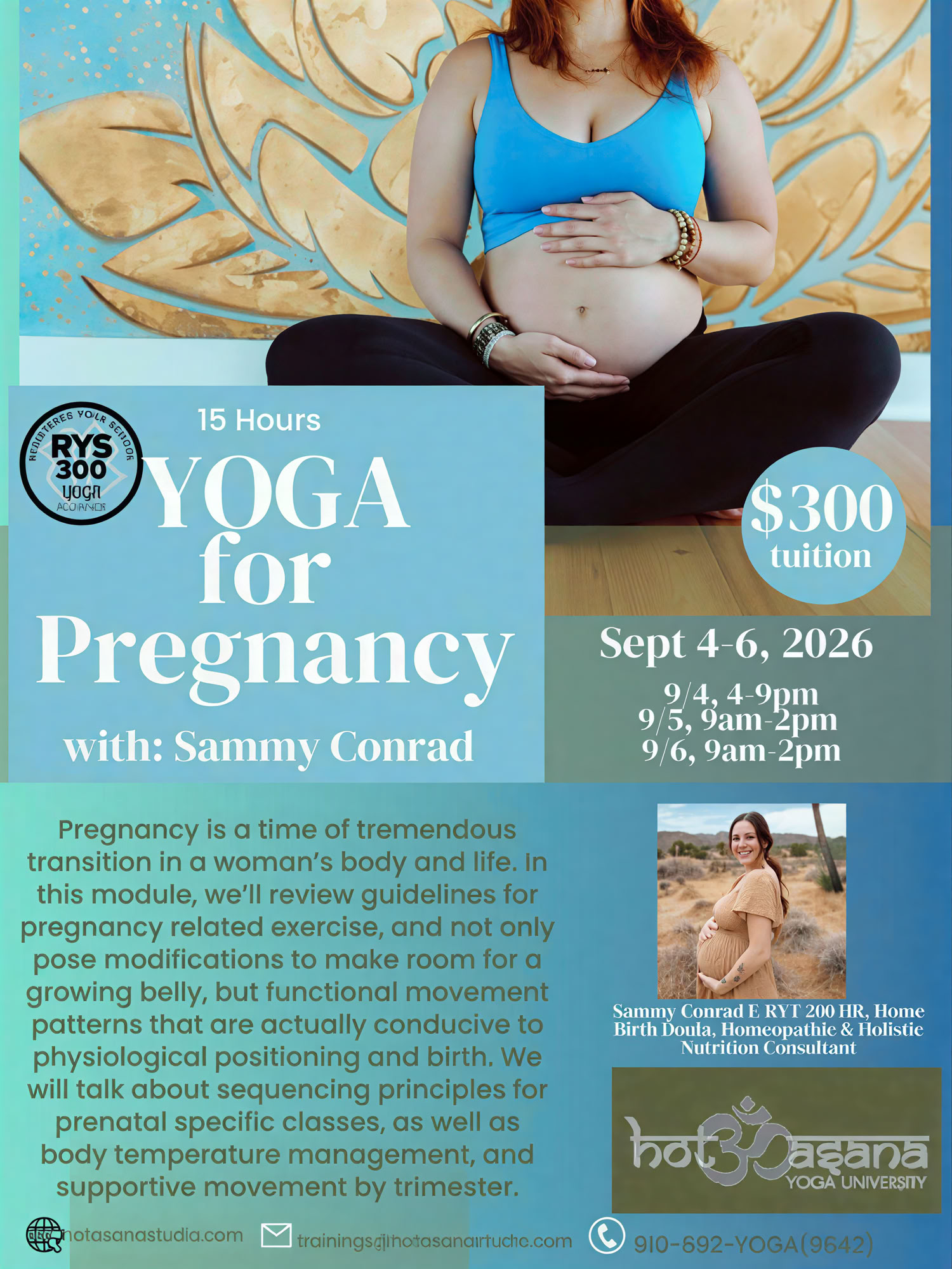15 tunnin hot yoga -opettajankoulutus | Southern Pines