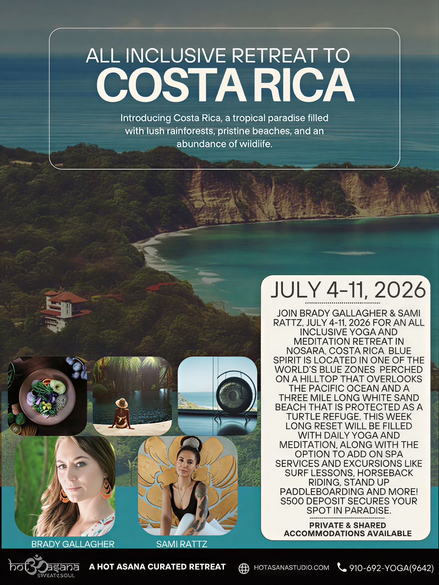 Retriitti Costa Ricassa Brady Gallagherin ja Sami Rattzin kanssa