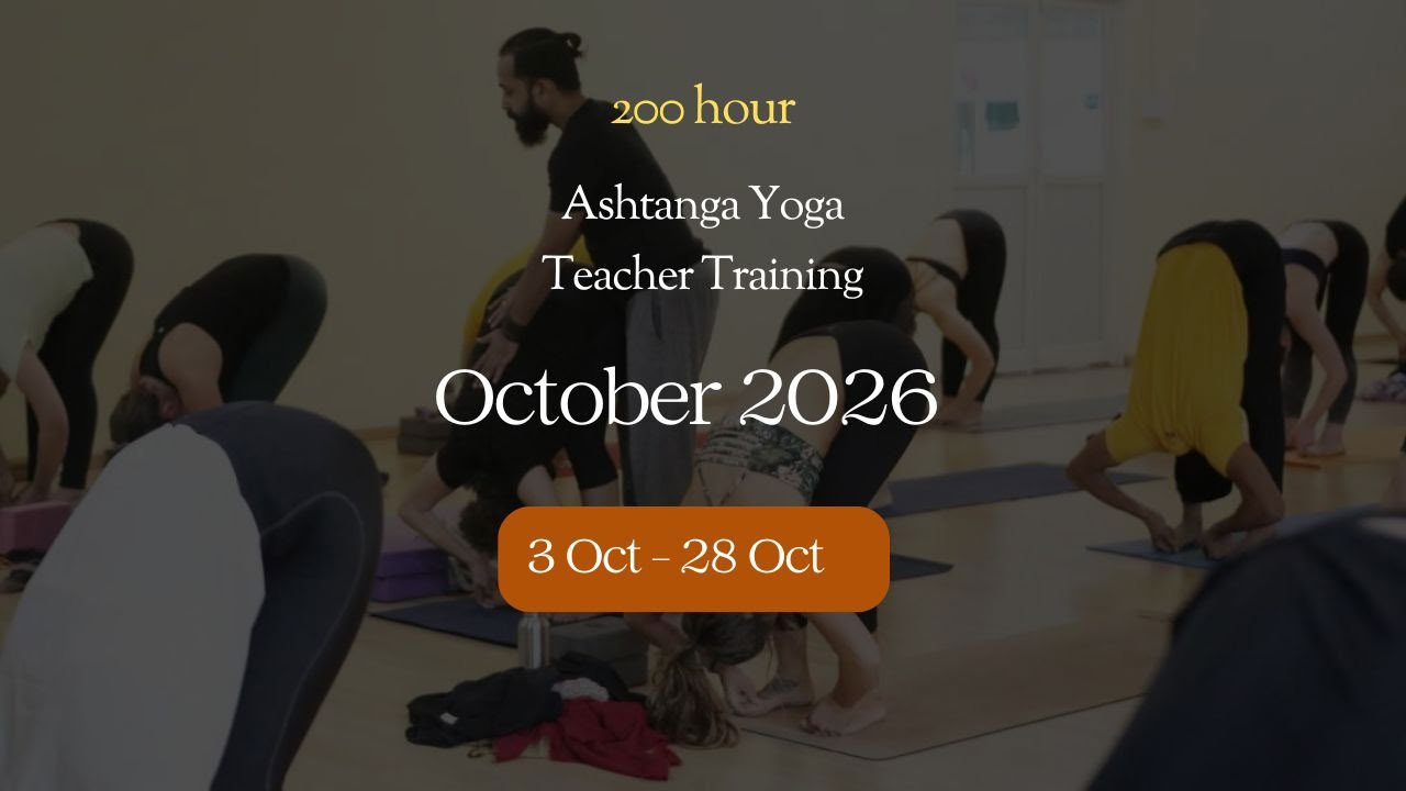 Ashtanga-joogaopettajakoulutus – lokakuu 2026